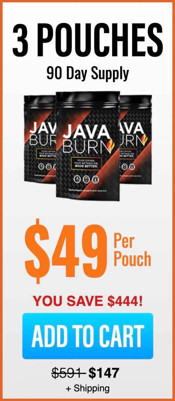 Java Burn 3 Pouches